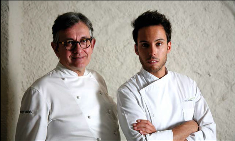  lo Chef Sergio Vineis ed il figlio Simone